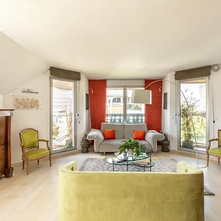 Guestready- 2 Terrace Duplex With Exceptional View باريس